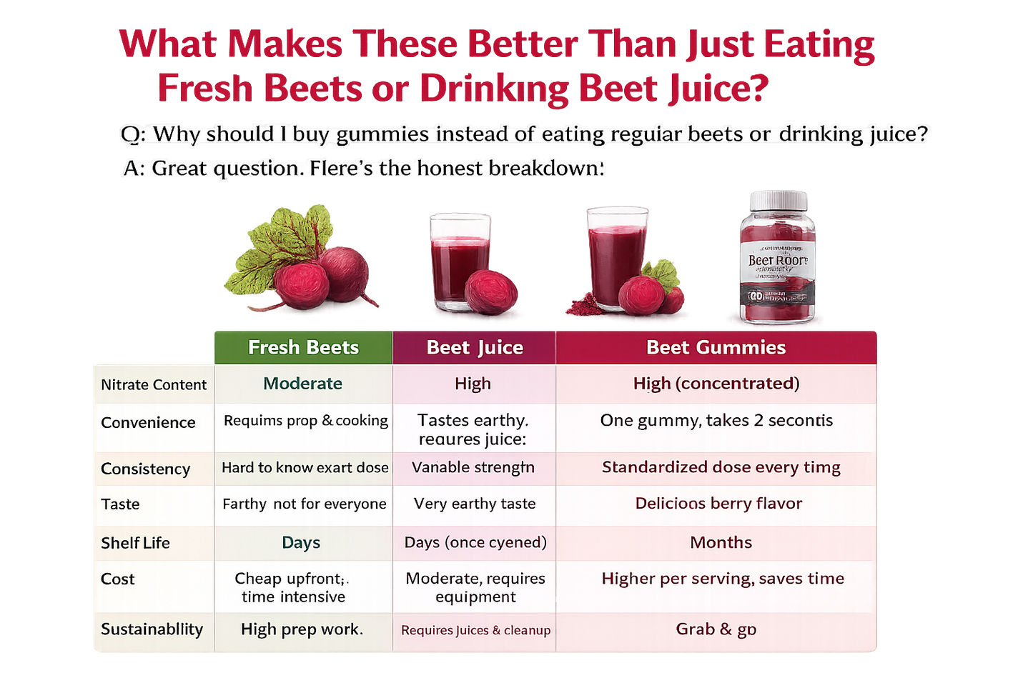 Luze care Viral Beet root gummies